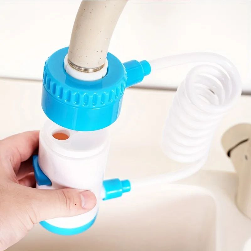 Multi functiuna faucet extender Tuyau Long et Rotatif,Rallonge de Cuisine,Portable,Extensible,Moussant,Tube à Ressort