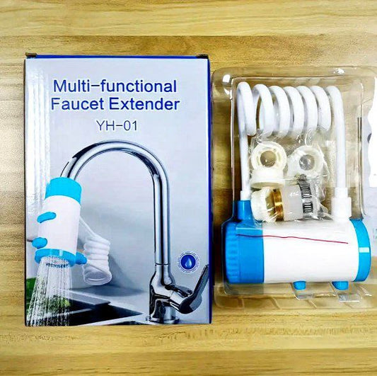 Multi functiuna faucet extender Tuyau Long et Rotatif,Rallonge de Cuisine,Portable,Extensible,Moussant,Tube à Ressort