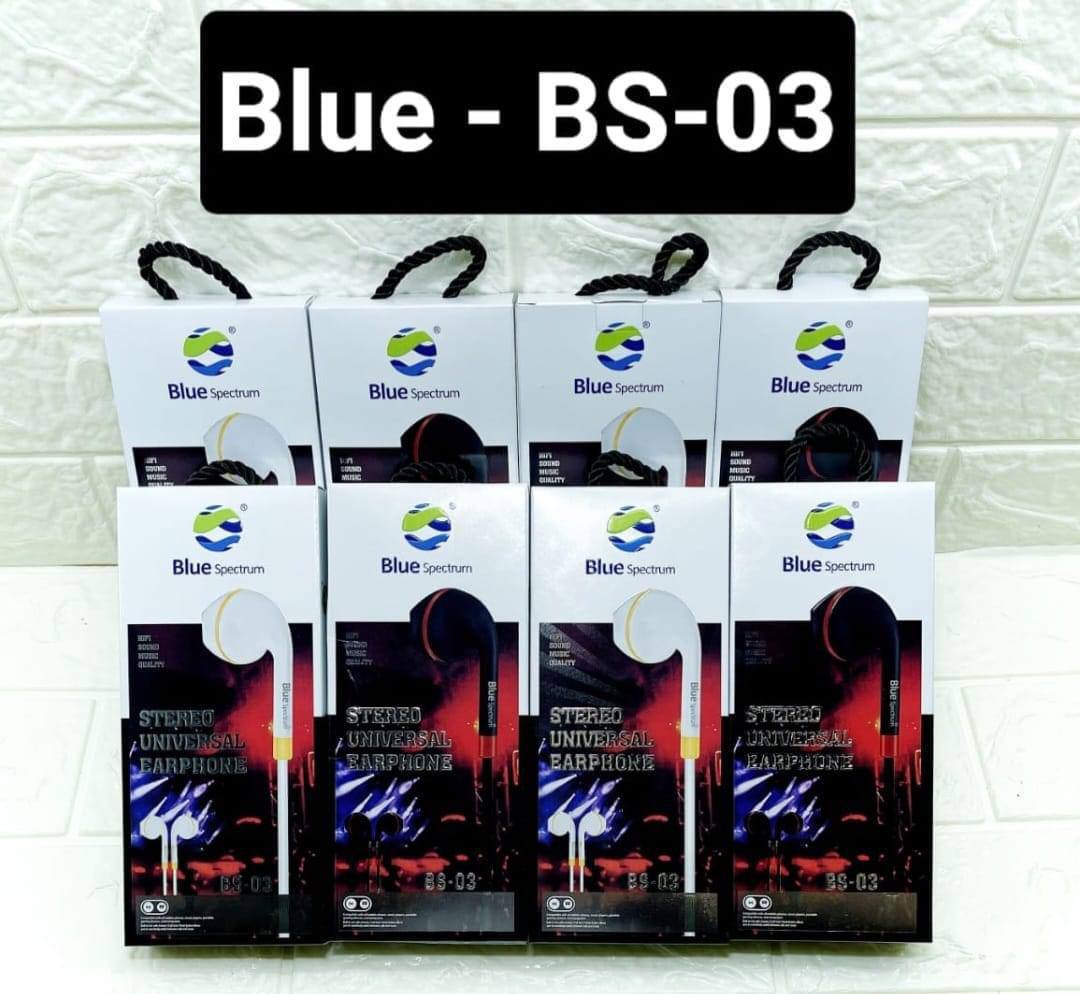 Ecouteurs avec cable Blue Spectrum Blue-Bs-03