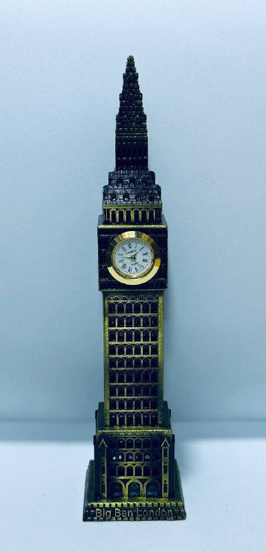 Horloge statuette en forme la tour horloge du palais de Westminster Big ben