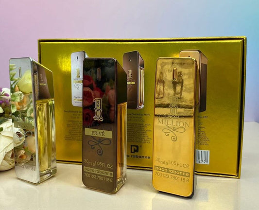 Pack 1milion 3pièces× 30 ml  Eau de parfum