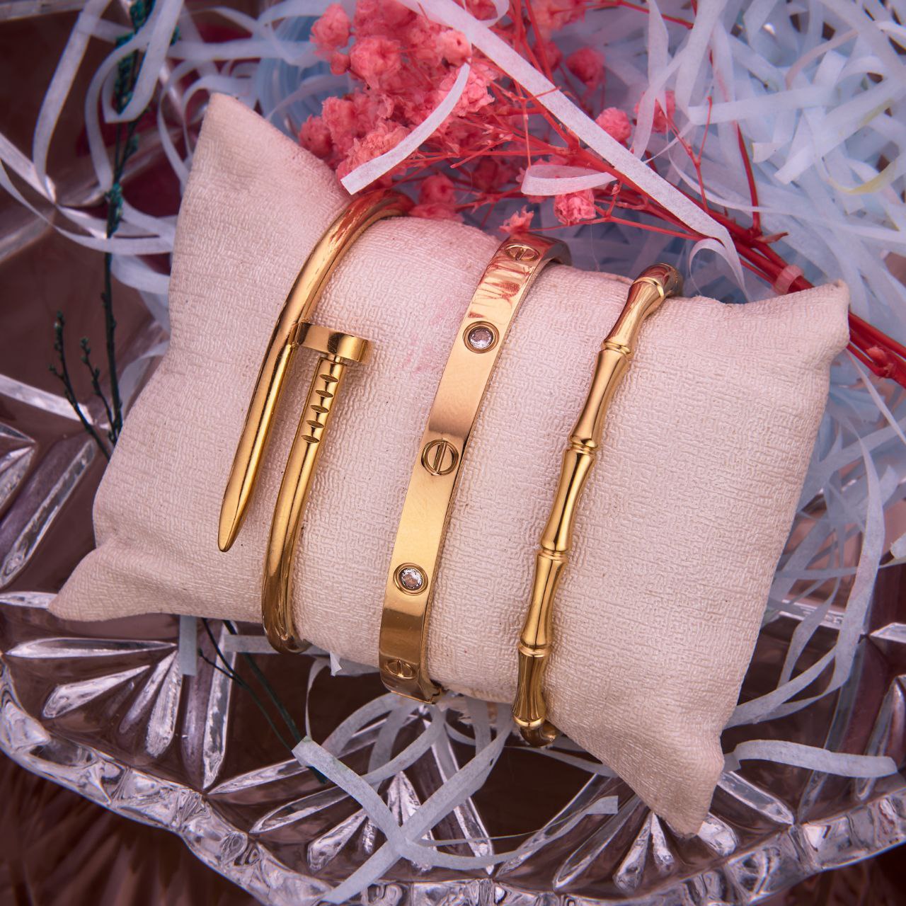 3Bracelets inoxydables