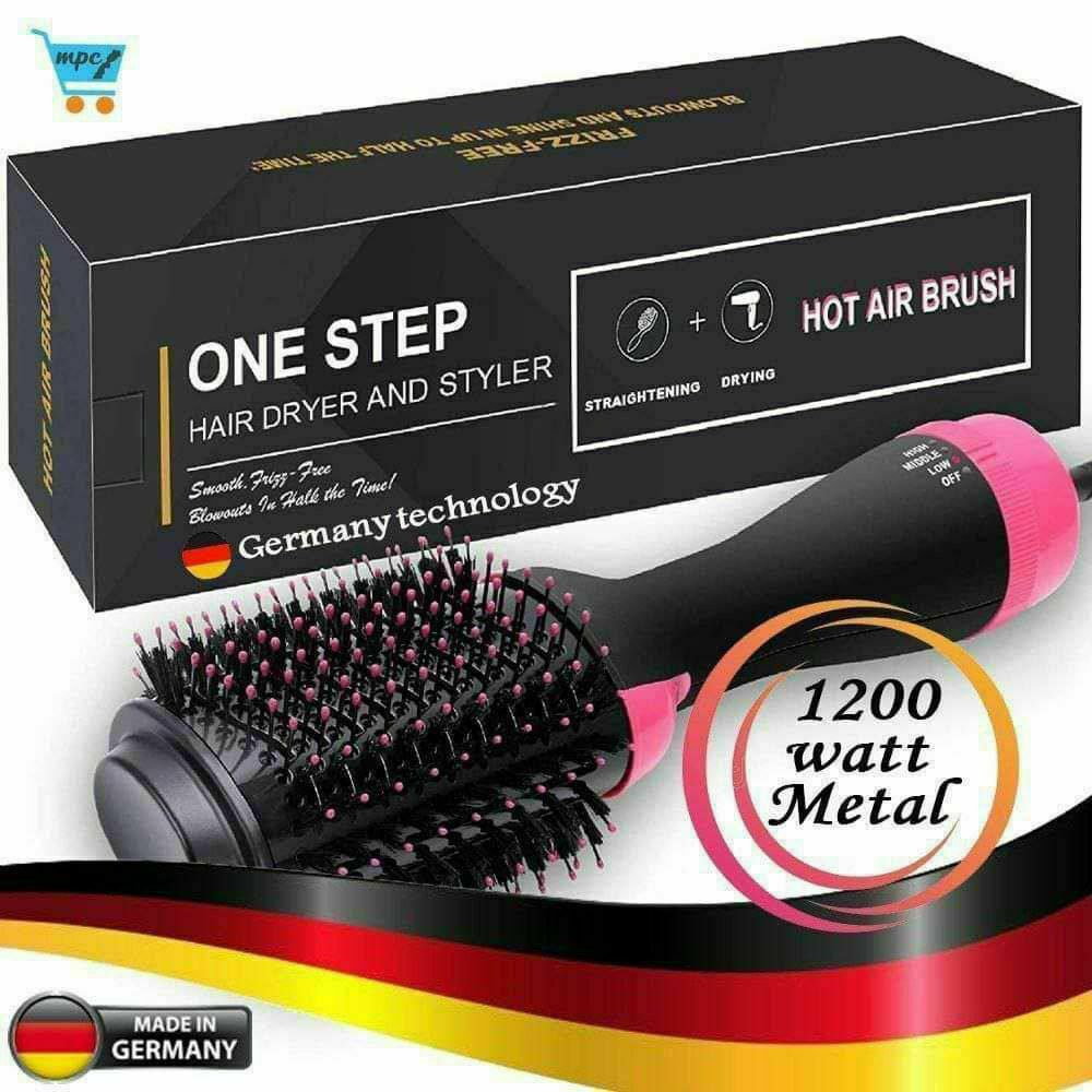 One Step Brosse Lissante Professionnelle 1200W مشطة تسريح الشعر  1200 واط