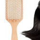 Peigne Brosse en bois naturel a picots professionnel anti perte de cheveux مشطة عود للشعر الحجم الكبير