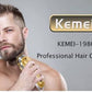 Kemei 1986 tondeuse cheveux professionnelle pour coiffeur et barbier rasoir électrique sans fil avec écran Lcd et port USB pour hommes tondeuse barbe rasoir electrique homme coiffure tagliacapelli