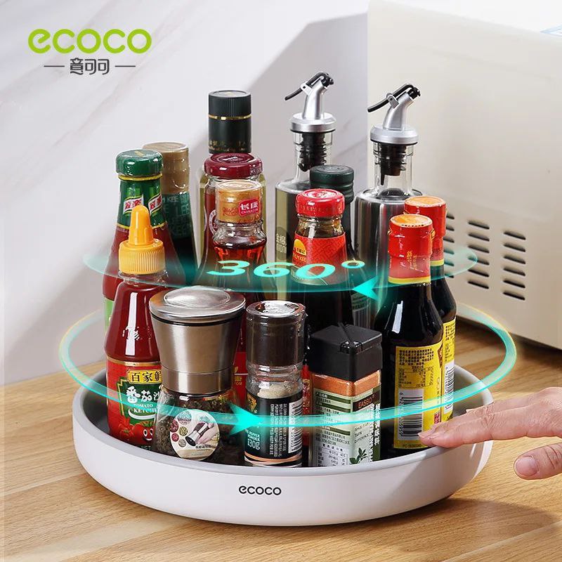 ECOCO-Boîte de rangement rotative pour épices