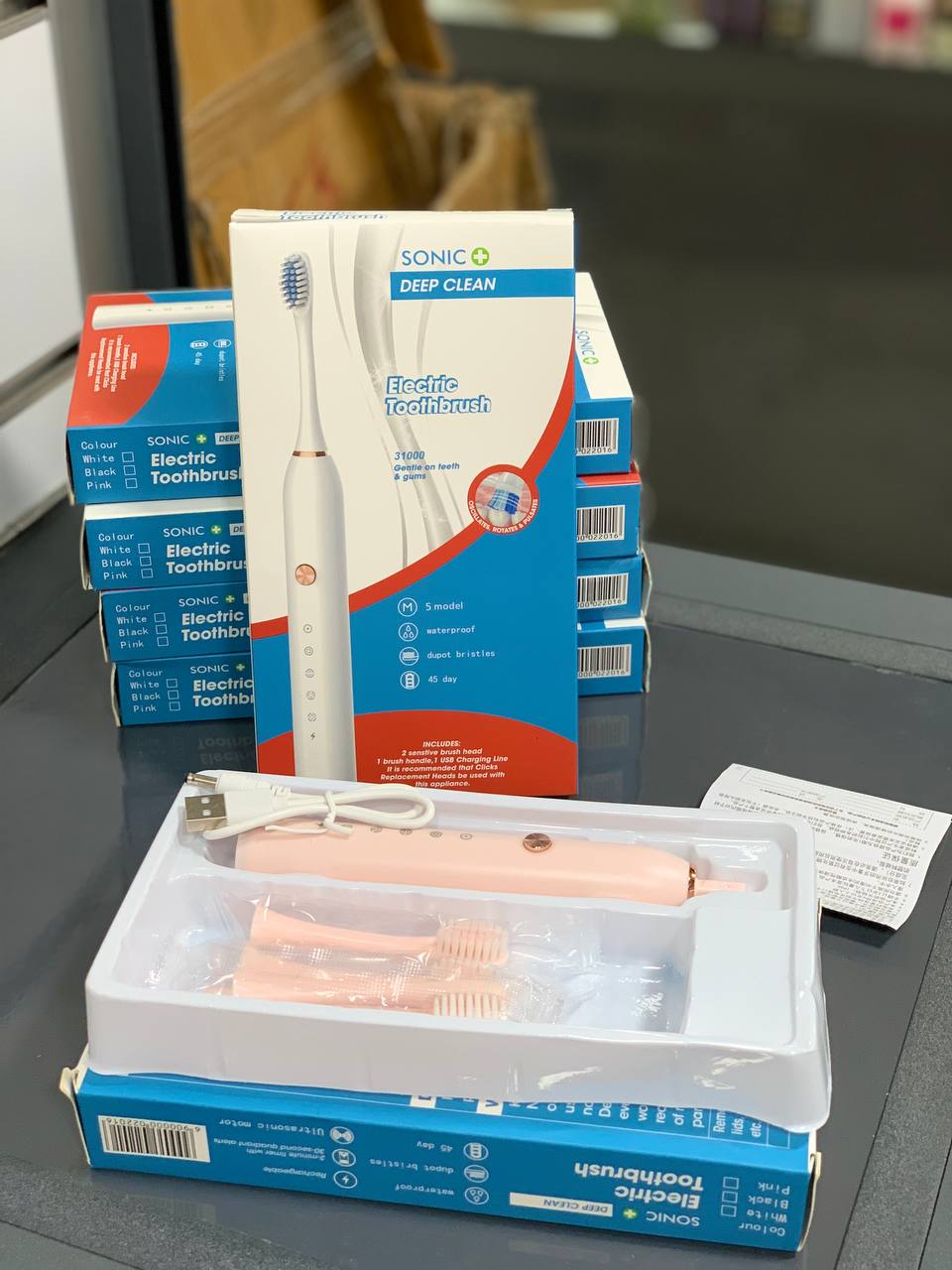 Brosse à dents électrique à ultrasons pour adultes