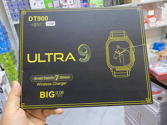 Smart Watch Ultra9 wireless DT900 T500 avec 7bracelets