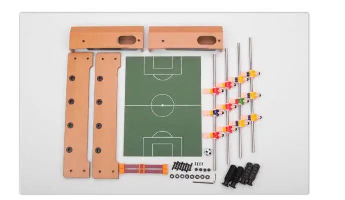 طاولة كرة قدم خشبية تفاعلية لسطح المكتب