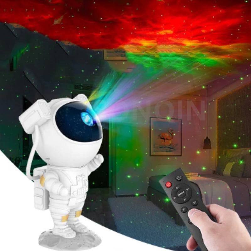 مصباح رجل فضاء Spaceman-Projecteur LED Star Galaxy, Lampe de Projection, Veilleuse, Ambiance, Chambre, Décoration de Chambre, Cadeau de ixde Vacances