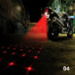 Feu antibrouillard Laser pour voitures et motos مصباح جذع ستروب مضاد للتصادم